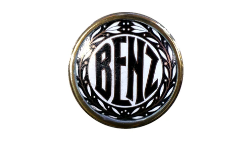 Benz logo with laurel wreath, 1909, the mark of Benz & Cie. before the merger
